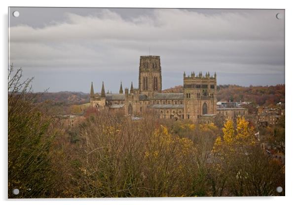 Durham Cathedral in Autumn Acrylic by Rob Cole