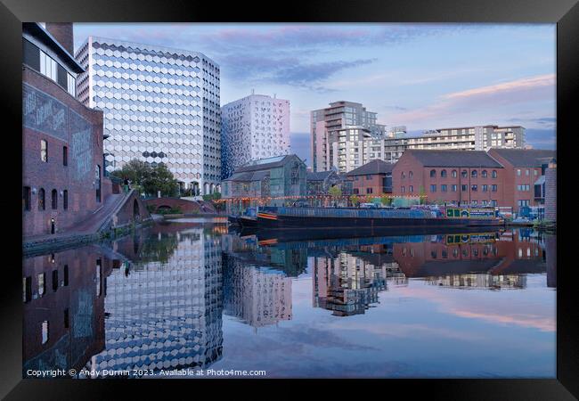 Regency Wharf Sunset Framed Print by Andy Durnin