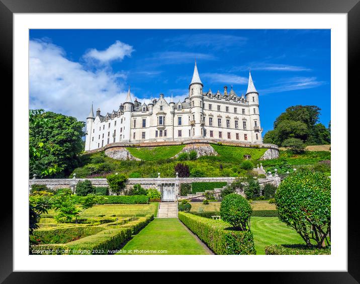 Dunrobin Castle & Gardens Sutherland Highland Scotland  Framed Mounted Print by OBT imaging