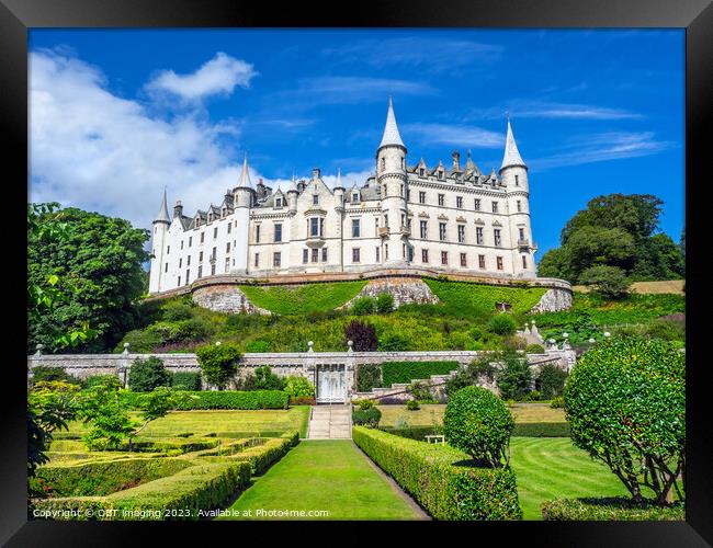 Dunrobin Castle & Gardens Sutherland Highland Scotland  Framed Print by OBT imaging