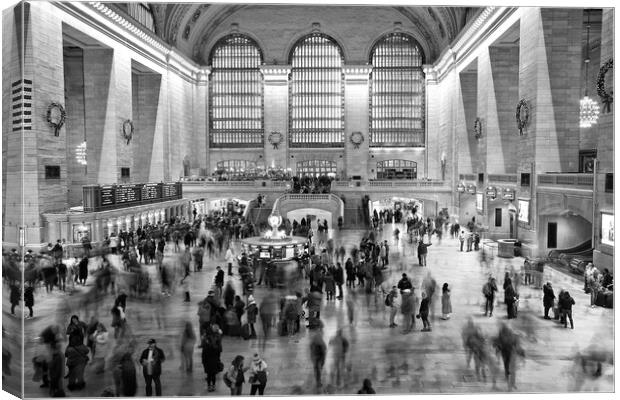 Grand Central station  Canvas Print by John Hulland