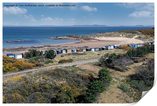 Hopeman East Beach Print by Tom McPherson