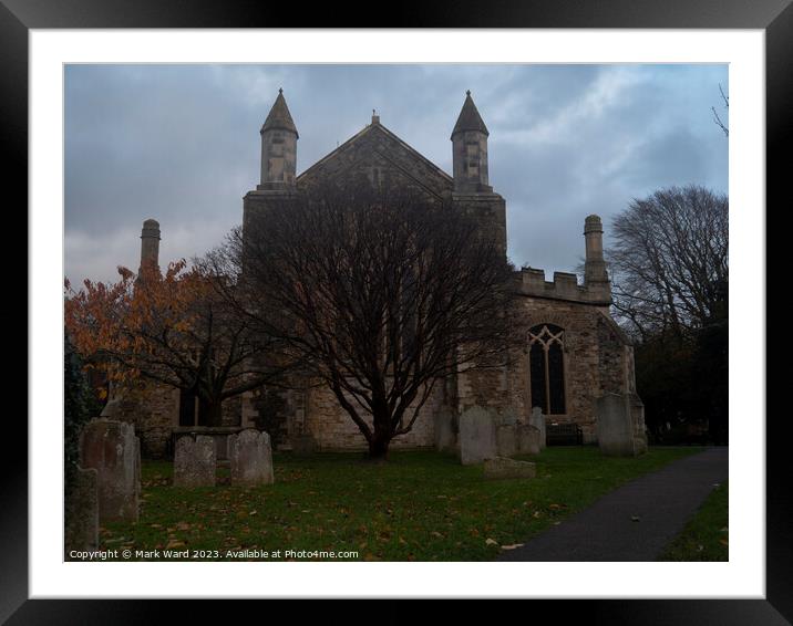 The Parish Church of St Mary in Rye. Framed Mounted Print by Mark Ward
