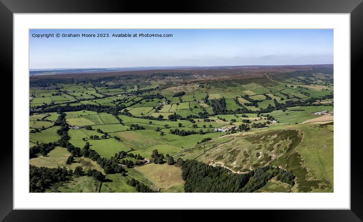 Rudland Ridge North York Moors Framed Mounted Print by Graham Moore
