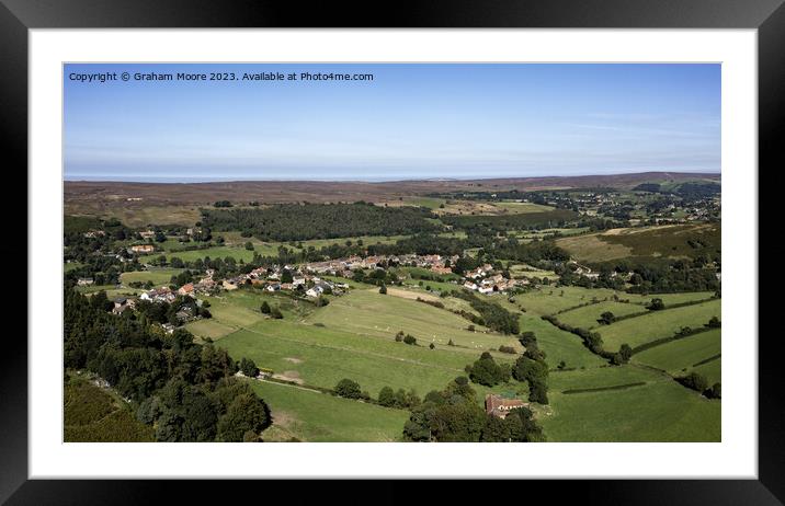 Castleton North York Moors Framed Mounted Print by Graham Moore