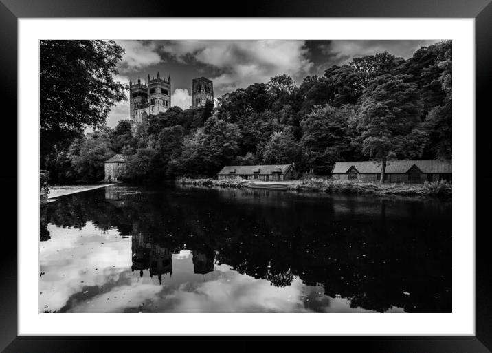 Durham Cathedral Framed Mounted Print by Steve Smith