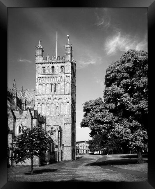 Exeter Cathedral  Framed Print by Darren Galpin