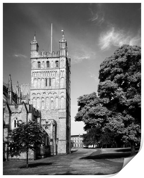 Exeter Cathedral  Print by Darren Galpin