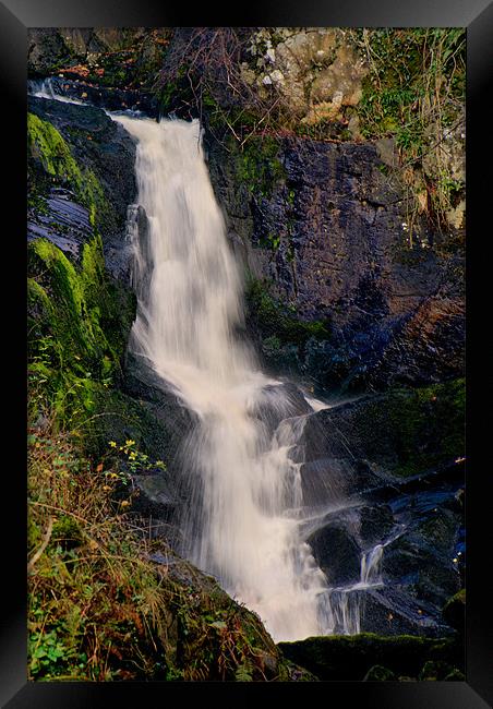Pecca Force, Ingleton Waterfall Trail Framed Print by Sandi-Cockayne ADPS