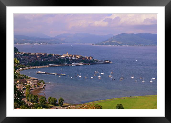 Gourock, Inverclyde, West Coast of Scotland Framed Mounted Print by Allan Durward Photography