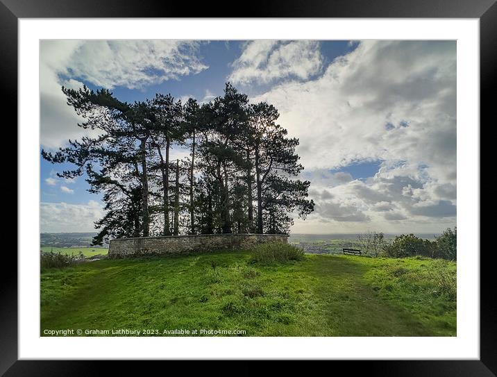 Wotton Ring of Trees Framed Mounted Print by Graham Lathbury