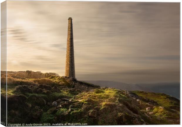 The Stack at Botallack Mine Canvas Print by Andy Durnin