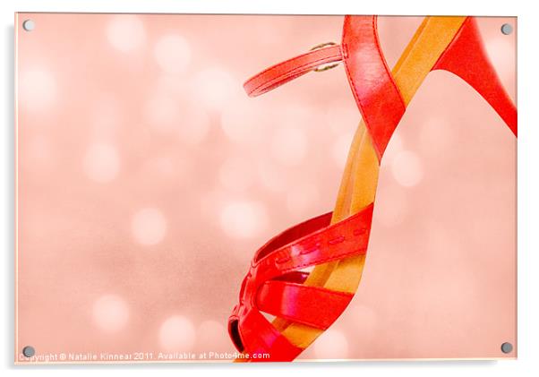 Red Shoe Acrylic by Natalie Kinnear