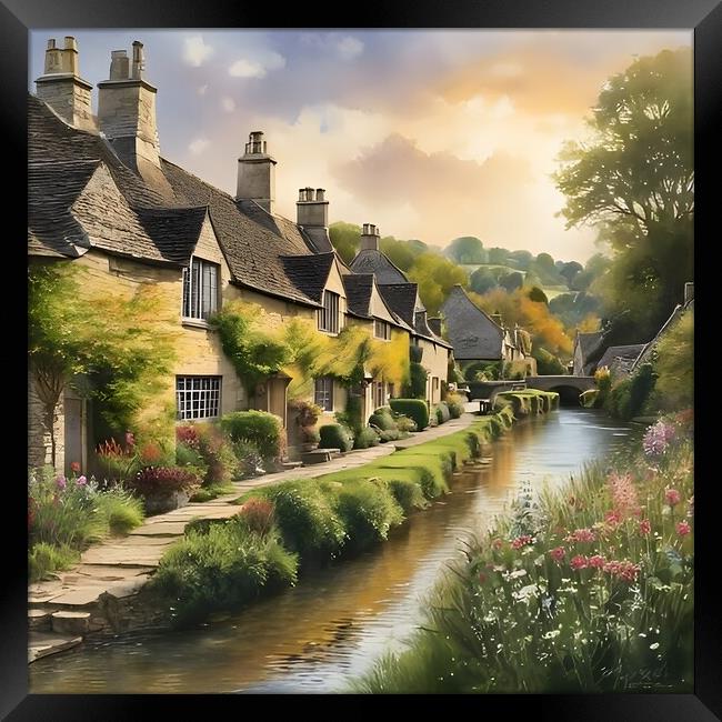 Impression of Cotswolds Framed Print by Scott Anderson