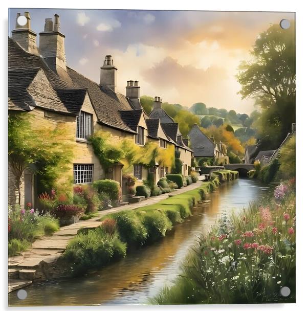 Impression of Cotswolds Acrylic by Scott Anderson