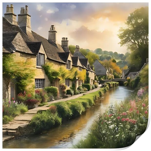 Impression of Cotswolds Print by Scott Anderson