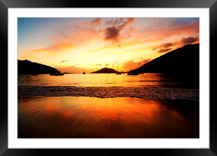Port Launay Marine National Park Framed Mounted Print by Fabrizio Troiani