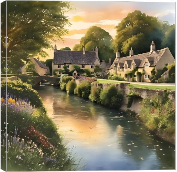 Impression of the Cotswolds Canvas Print by Scott Anderson