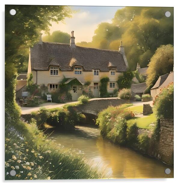 Cotswolds Acrylic by Scott Anderson