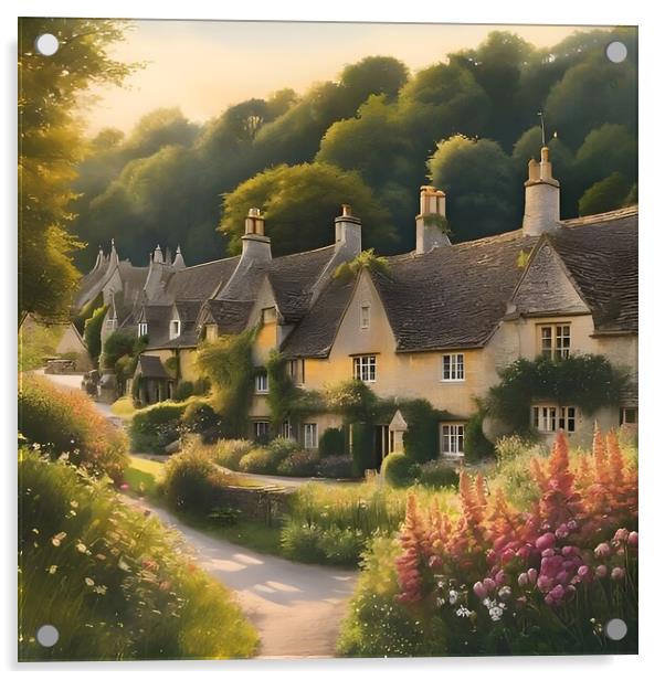 Cotswolds Acrylic by Scott Anderson