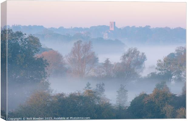 Wensum Valley Morning Canvas Print by Rick Bowden