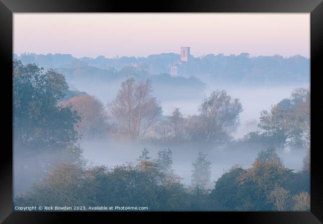 Wensum Valley Morning Framed Print by Rick Bowden