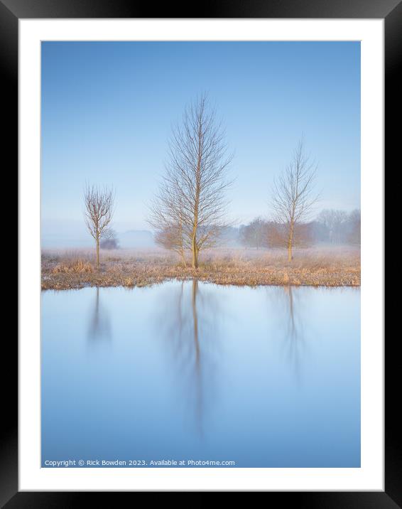 Wensum Three Framed Mounted Print by Rick Bowden