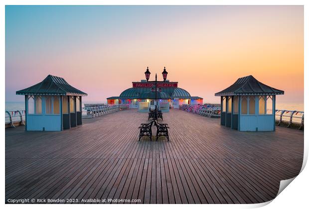 Cromer Pier Colours Print by Rick Bowden