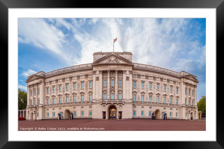 Buckingham Palace Framed Mounted Print by Bailey Cooper