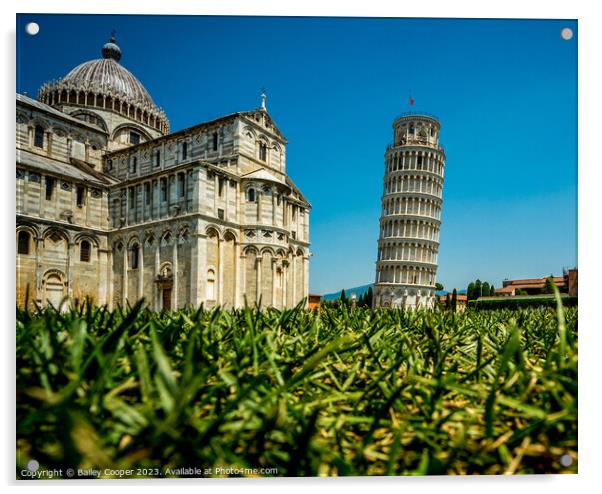 Leaning Tower of Pisa Acrylic by Bailey Cooper