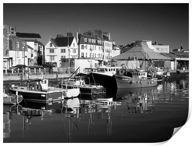 The Barbican, Plymouth Print by Darren Galpin