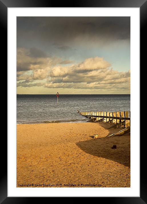 Portobello Beach Framed Mounted Print by Keith Thorburn EFIAP/b