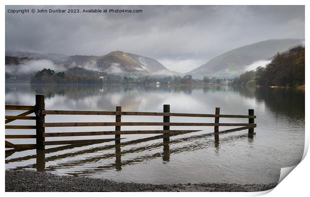 Grasmere Mist Print by John Dunbar