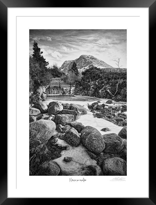 Nevis in winter Framed Mounted Print by JC studios LRPS ARPS