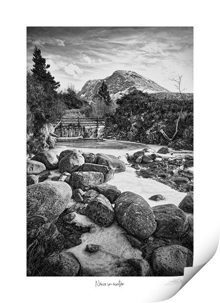 Nevis in winter Print by JC studios LRPS ARPS