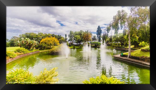 Santa Caterina Park Framed Print by Margaret Ryan