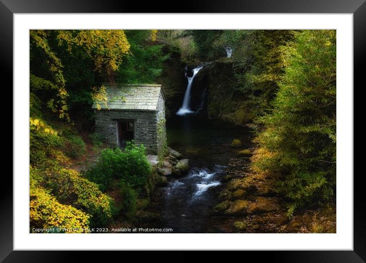 Rydal hall stone hut 971 Framed Mounted Print by PHILIP CHALK