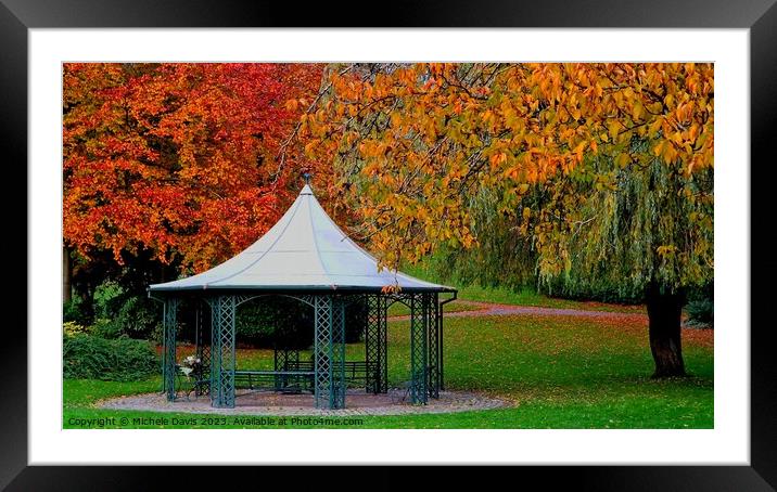 Autumn, Avenham and Miller Park Framed Mounted Print by Michele Davis