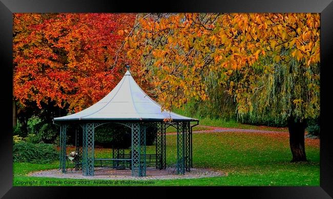 Autumn, Avenham and Miller Park Framed Print by Michele Davis