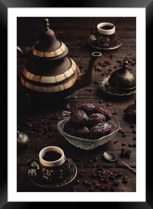 Turkish coffee  Framed Mounted Print by Olga Peddi