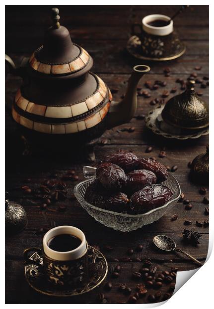Turkish coffee  Print by Olga Peddi