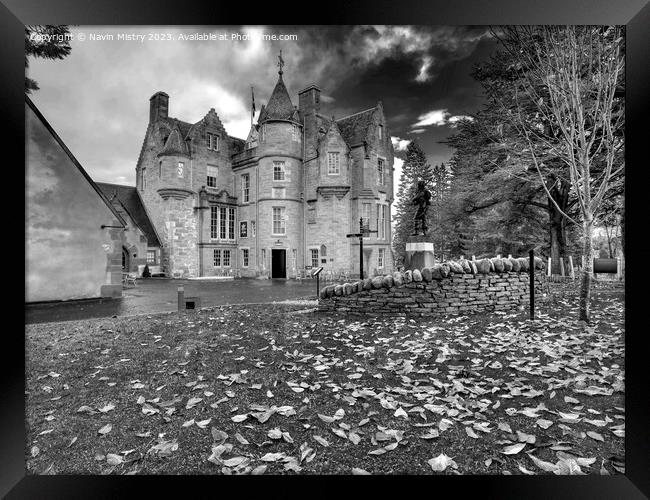 Balhousie Castle, Perth, Scotland Framed Print by Navin Mistry
