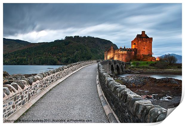 Eilean Donan Castle. Print by Martin Appleby