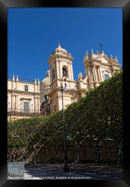 Noto Cathedral Framed Print by Duncan Spence