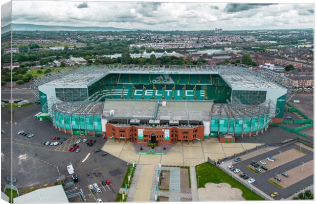 Celtic Park Canvas Print by Apollo Aerial Photography