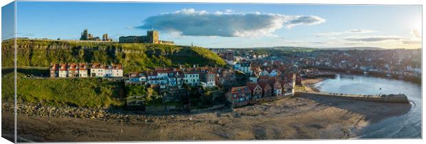 Whitby North Yorkshire Canvas Print by Apollo Aerial Photography