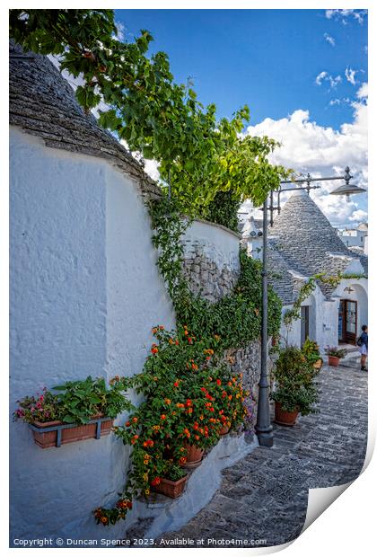 Trulli Gorgeous Print by Duncan Spence