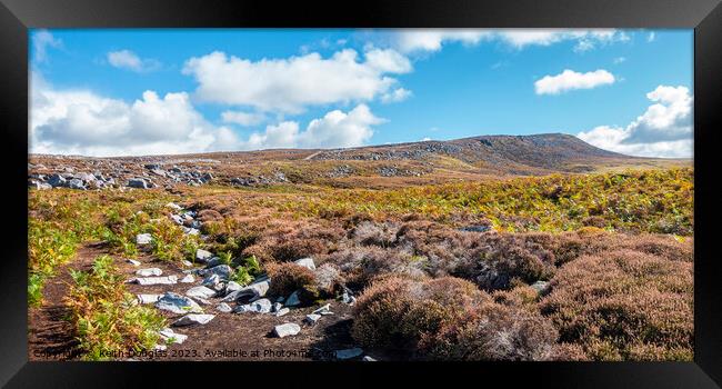 Clougha Scar and Clougha Pike Framed Print by Keith Douglas