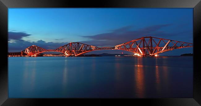 Forth Rail Bridge Framed Print by Grant Glendinning