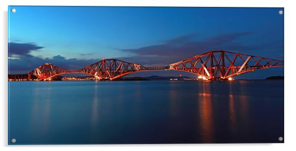 Forth Rail Bridge Acrylic by Grant Glendinning